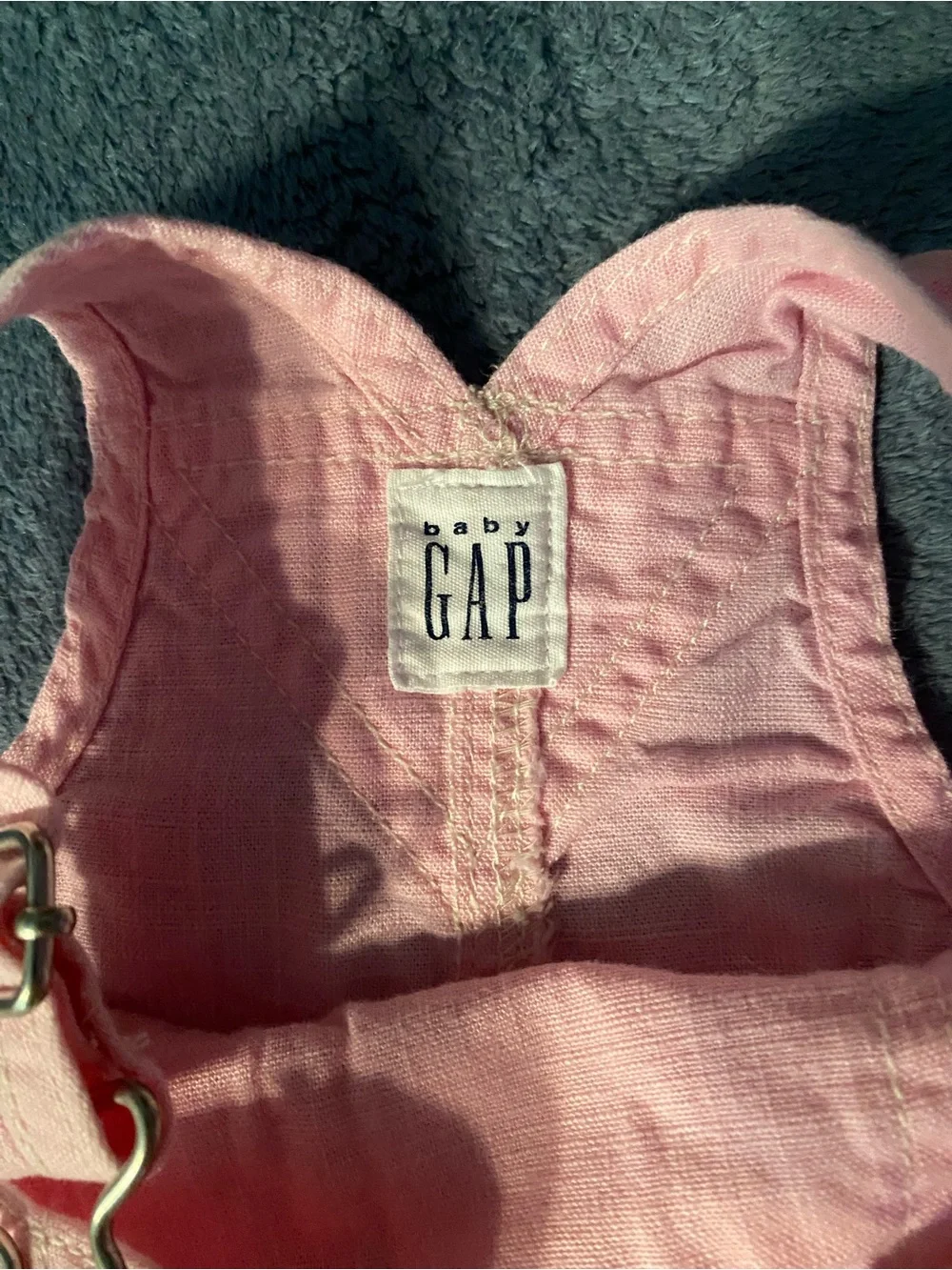 GAP Y2K Vintage Baby Girl Overalls shorts - 100% Cotton, Size 0-3 months